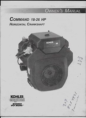 kohler command 18 service manual
