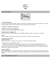 2001 volvo s40 owners manual