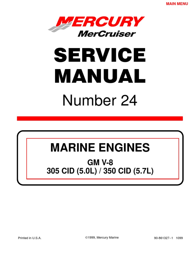 1995 mercruiser 4.3 lx service manual