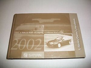 2001 saturn l series owner manual