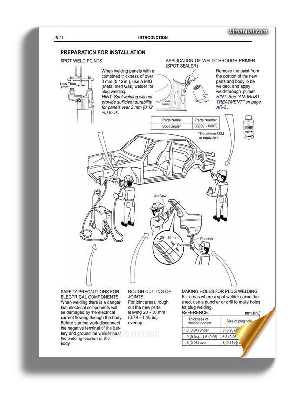 2008 toyota corolla service manual pdf