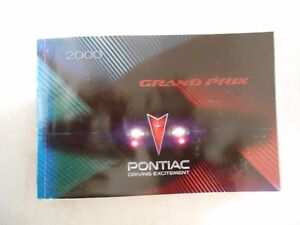 2000 pontiac grand prix owners manual