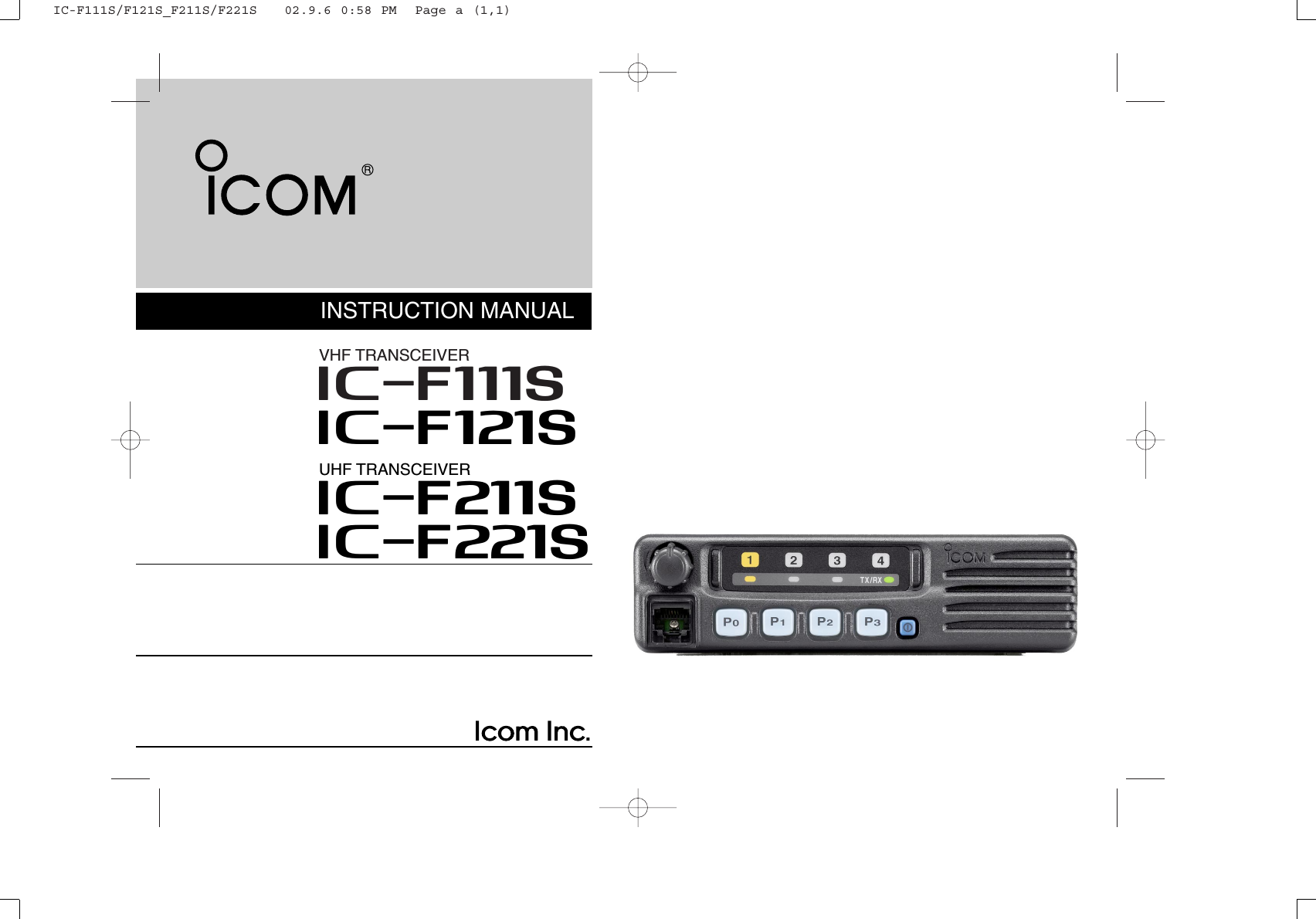 icom ic 2100 user manual