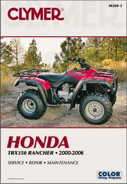 2007 honda rancher es owners manual