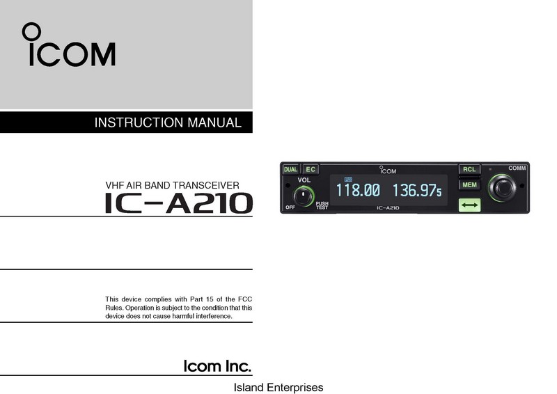 icom ic a210 service manual