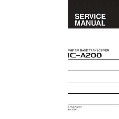 icom ic a210 service manual