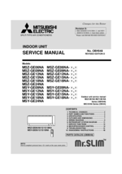 mitsubishi msz ge18na owners manual
