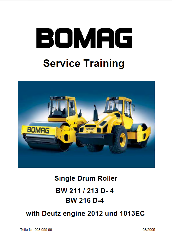 bomag bw211d 50 service manual