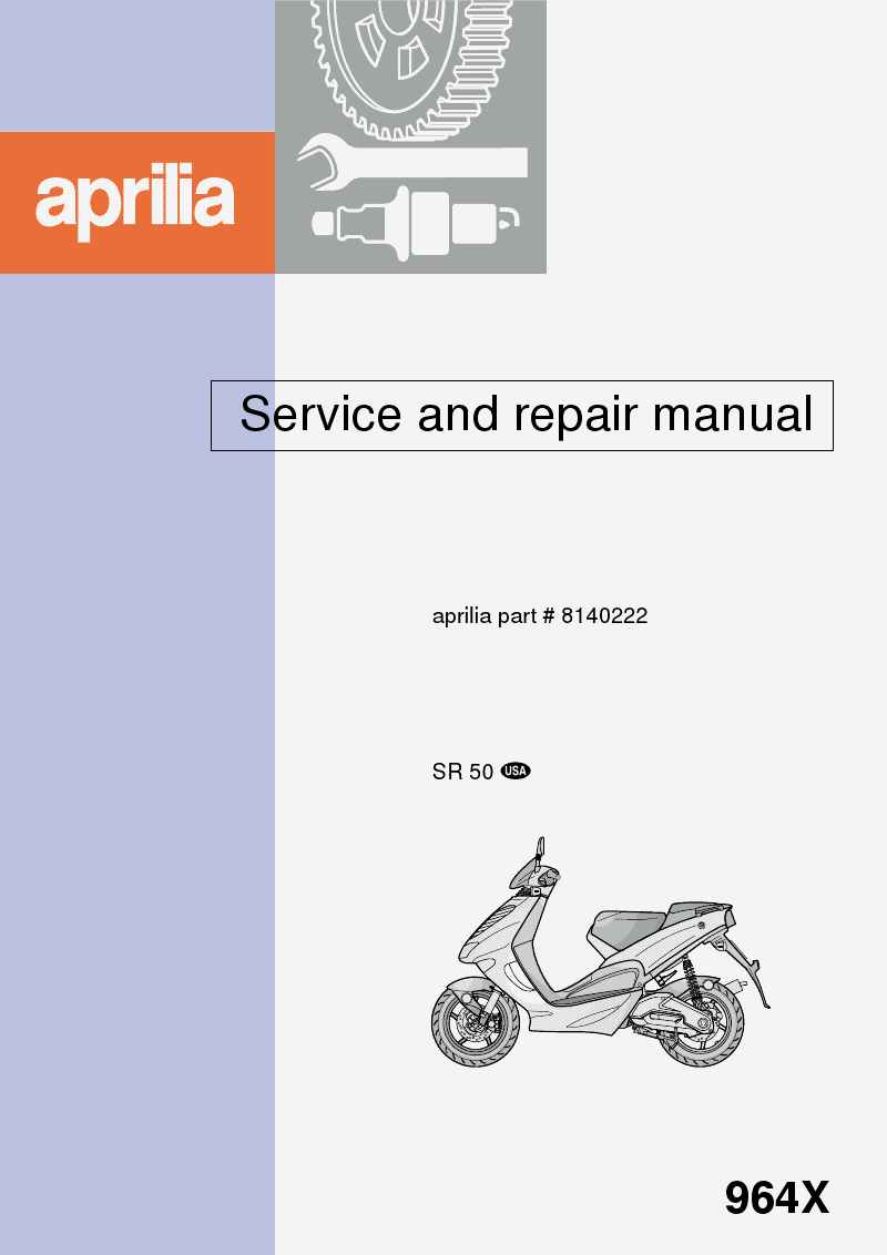 aprilia sr 50 ditech service manual