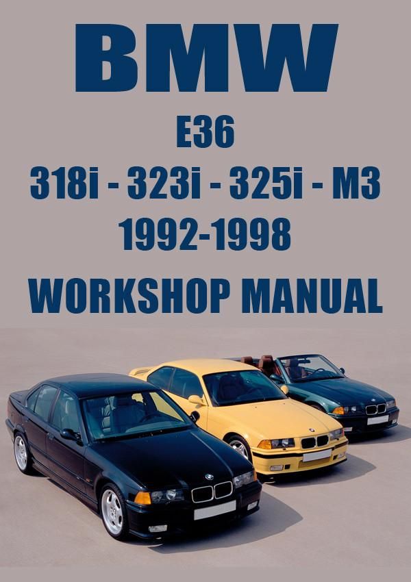 1998 bmw 318i owners manual