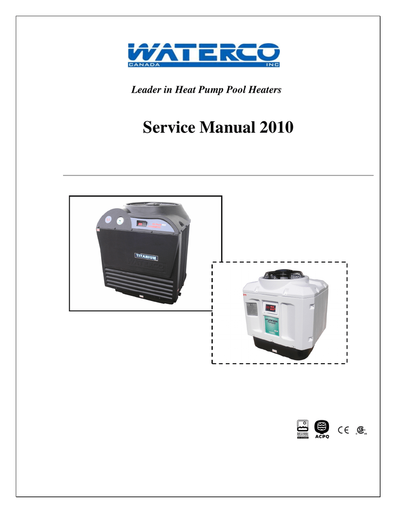 florida heat pump service manual